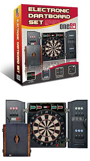 One80 Electronic Deluxe Dartboard Set