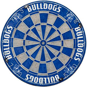 Bulldogs Dartboard Bulldogs Dartboard