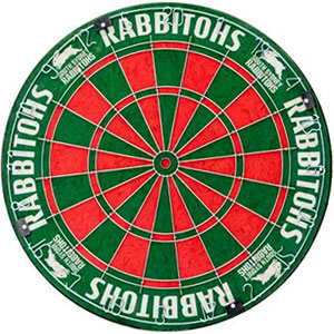 Rabbitohs Dartboard